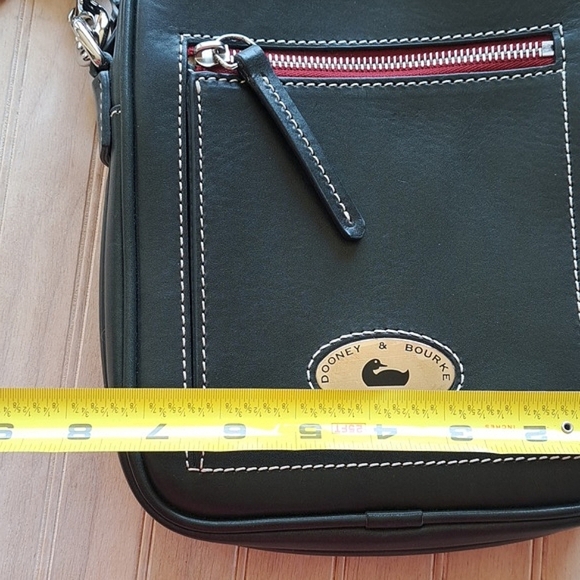 Dooney & Bourke Florentine Toscana Camera Bag Rich Dark Green Leather Crossbody - Picture 15 of 16